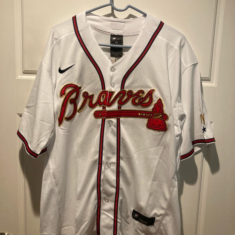 World Series championship Atlanta Braves, 2021 Ronald Acuna Jr jersey me…